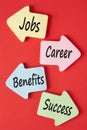 Jobs Career Benefits Success Concept