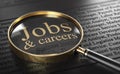 Jobs and careers development Royalty Free Stock Photo