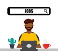 Jobs concept design Royalty Free Stock Photo