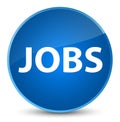 Jobs elegant blue round button