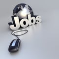 Jobs online Royalty Free Stock Photo
