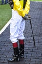 Jockey waiting for the start of the race