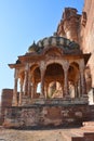 Details of Mehrangarh Fort in Jodhpur, Rajasthan, India. Royalty Free Stock Photo