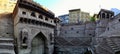 Ancient deep stepwell in Blue City Toor ji step-well.