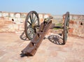 Old cannon at Mehrangarh Fort in Jodhpur. Royalty Free Stock Photo