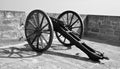 Old cannon at Mehrangarh Fort in Jodhpur. Royalty Free Stock Photo