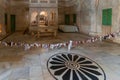 Jodhpur, Rajasthan, India - 20th October 2019 : Beautiful interior architecture of Jaswant Thada cenotaph in memory of Maharaja Royalty Free Stock Photo