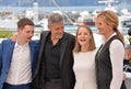 Jodie Foster, Jack O'Connell, George Clooney & Julia Roberts Royalty Free Stock Photo