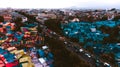 Jodipan Malang Drone Shot East Java