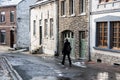 Jodoigne, Wallonia - Belgium - Traditional street in Old Town