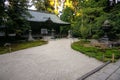 Jodoin mausoleum in Enryaku-ji monastery at Mt. Hiei, Kyoto, Japan Royalty Free Stock Photo