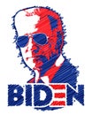 Joe Biden Aviator Sunglasses Royalty Free Stock Photo