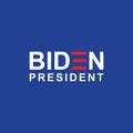 Joe biden banner for election campaign. United states presidential election 2020