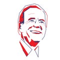 Joe Biden vector portrait illustration