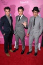 Joe Jonas,Kevin Jonas,Nick Jonas Royalty Free Stock Photo