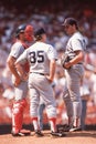 Joe Morgan and Roger Clemens Royalty Free Stock Photo