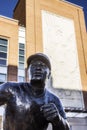 Joe Morgan statue outside the Cincinnati Reds stadium in Cincinnati Ohio Royalty Free Stock Photo