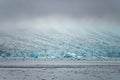 Joekulsarlon Glacier Lagoon scarp of giant Vatnajoekull glacier in Iceland