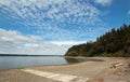 Joemma Beach State Park at low tide on the Puget Sound near Tacoma Washington State