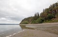 Joemma Beach State Park at low tide on the Puget Sound near Tacoma