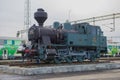 Old memorial steam train Vr2 on the railway station