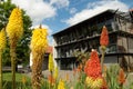 The Joeuf media library in Meurthe et Moselle water tower of the city of Joeuf in Meurthe et Moselle