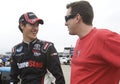 Joey Logano and Kyle Busch