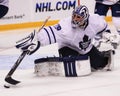 Joey MacDonald, Toronto Maple Leafs goalie. Royalty Free Stock Photo