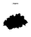 Jogeva outline map Royalty Free Stock Photo