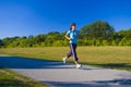 Jogger in park