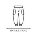 Joggers linear icon