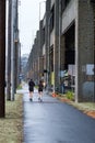 Joggers near Alaskan Way Viaduct