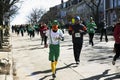 Joggers, South Boston, St. Patrick's Day Road Race, South Boston, Massachusetts, USA