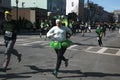 Joggers, South Boston, St. Patrick's Day Road Race, South Boston, Massachusetts, USA