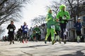 Joggers, South Boston, St. Patrick's Day Road Race, South Boston, Massachusetts, USA