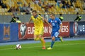 jogging along the edge of the field photo was taken during match between ukraine and slovakia at nsk olimpiyskyi ukraine september