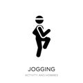 jogging icon in trendy design style. jogging icon isolated on white background. jogging vector icon simple and modern flat symbol