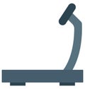 Jogging machine, stationary bicycle, Isolated Vector icon that can be easily modified or edit