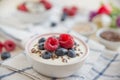 Joghurt with granola Royalty Free Stock Photo