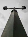 Jogja vertical angle street lamp