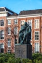Johan van Oldenbarnevelt statue opposite of Dutch Parliament Netherlands The Hague
