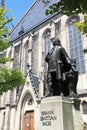 Johann Sebastian Bach statue in Leipzig, Germany