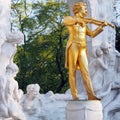 Johann Strauss Monument Closeup