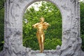 Johann Strauss monument in Stadtpark Vienna Royalty Free Stock Photo