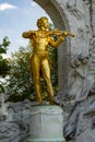 Johann Strauss Monument in Stadtpark, Vienna, Austria