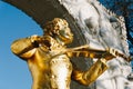Johann Strauss monument in the Vienna city park Royalty Free Stock Photo