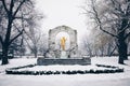 Johann Strauss statue in the public Vienna City Park Royalty Free Stock Photo