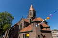 Johannes de Doper church in Montfoort a church on a sunny day. Royalty Free Stock Photo