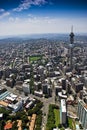 Johannesburg CBD - Aerial View Royalty Free Stock Photo