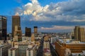 Johannesburg city skyline and high rise towers and buildings Royalty Free Stock Photo